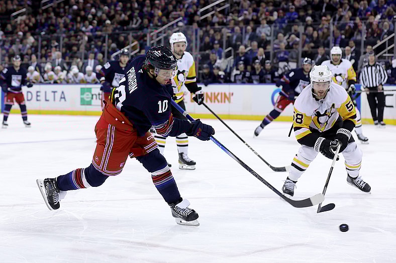 NHL: Pittsburgh Penguins at New York Rangers