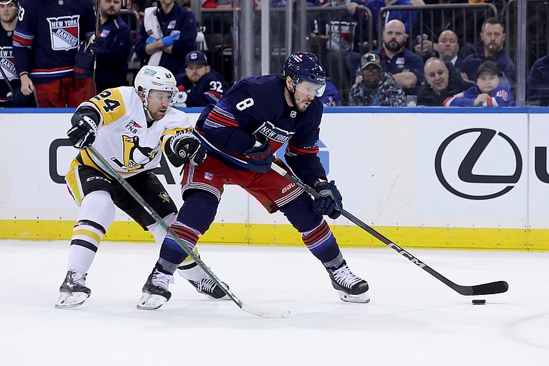 NHL: Pittsburgh Penguins at New York Rangers