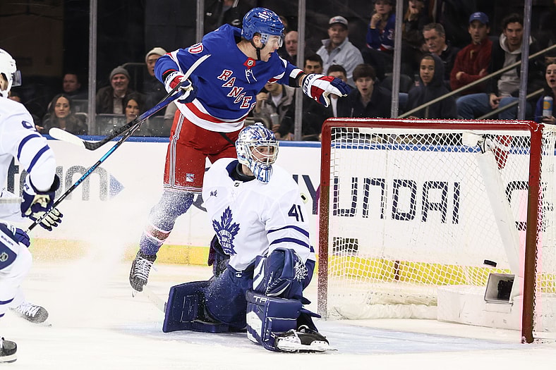 NHL: Toronto Maple Leafs at New York Rangers