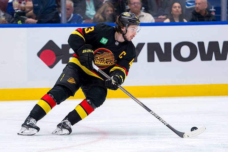 NHL: Washington Capitals at Vancouver Canucks