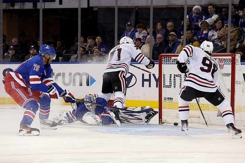 NHL: Chicago Blackhawks at New York Rangers