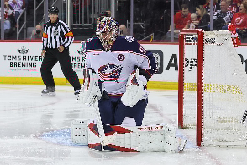 NHL: Columbus Blue Jackets at New Jersey Devils