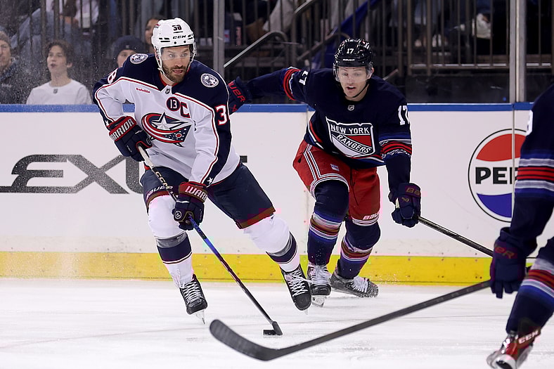 NHL: Columbus Blue Jackets at New York Rangers