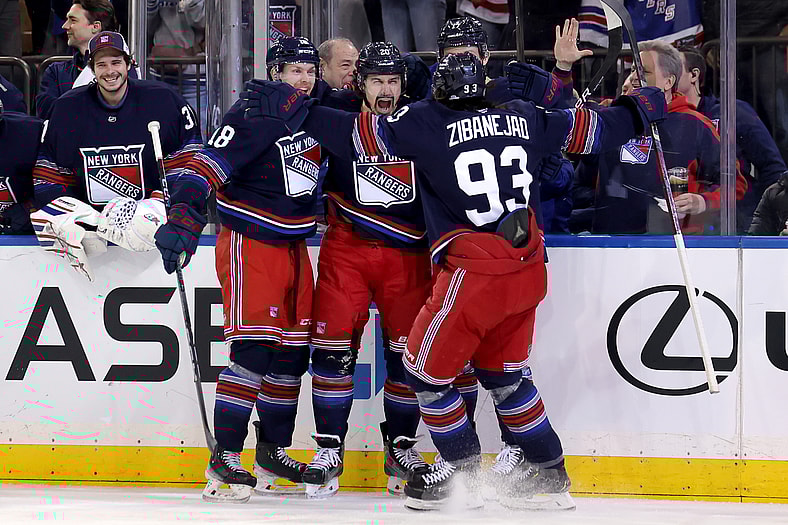 NHL: Columbus Blue Jackets at New York Rangers
