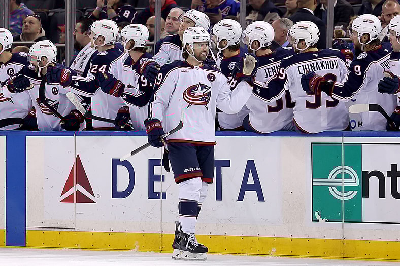 NHL: Columbus Blue Jackets at New York Rangers
