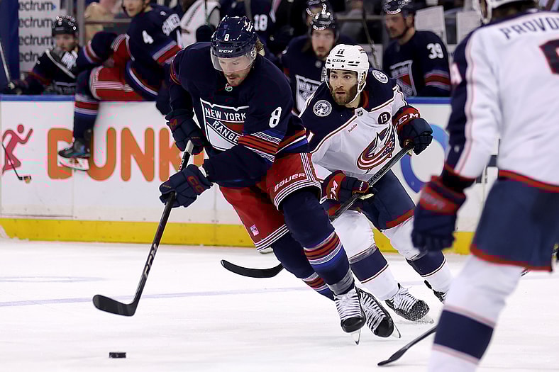 NHL: Columbus Blue Jackets at New York Rangers