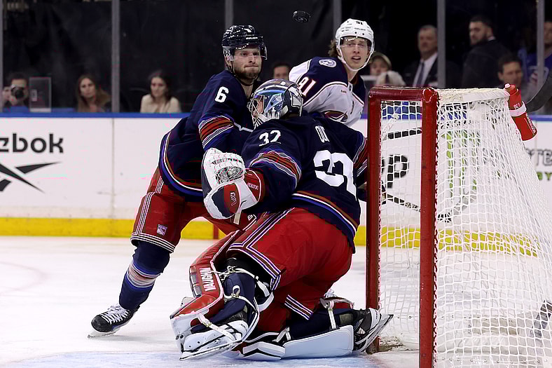 NHL: Columbus Blue Jackets at New York Rangers