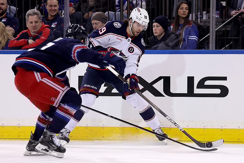 NHL: Columbus Blue Jackets at New York Rangers