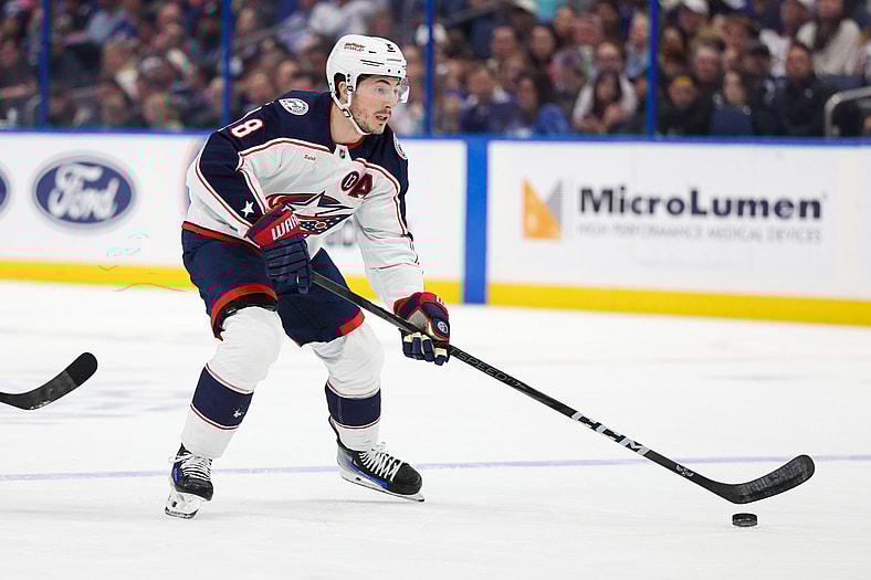 NHL: Columbus Blue Jackets at Tampa Bay Lightning