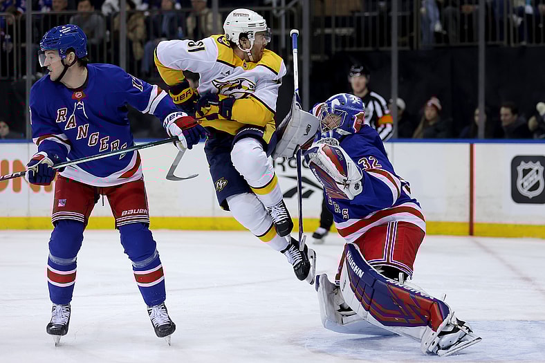NHL: Nashville Predators at New York Rangers