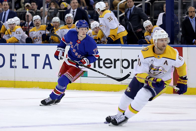 NHL: Nashville Predators at New York Rangers