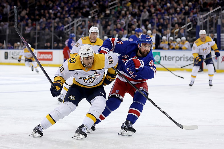 NHL: Nashville Predators at New York Rangers