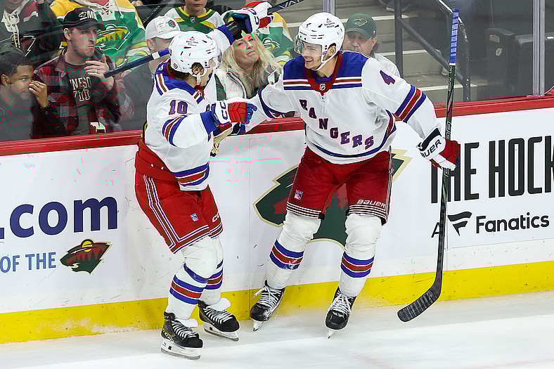 NHL: New York Rangers at Minnesota Wild