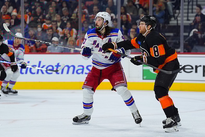 NHL: New York Rangers at Philadelphia Flyers