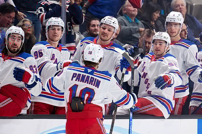 NHL: New York Rangers at San Jose Sharks