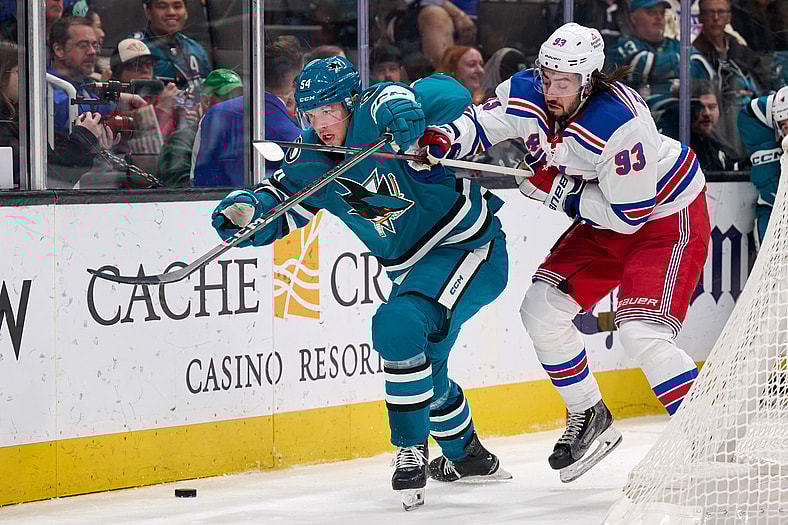 NHL: New York Rangers at San Jose Sharks