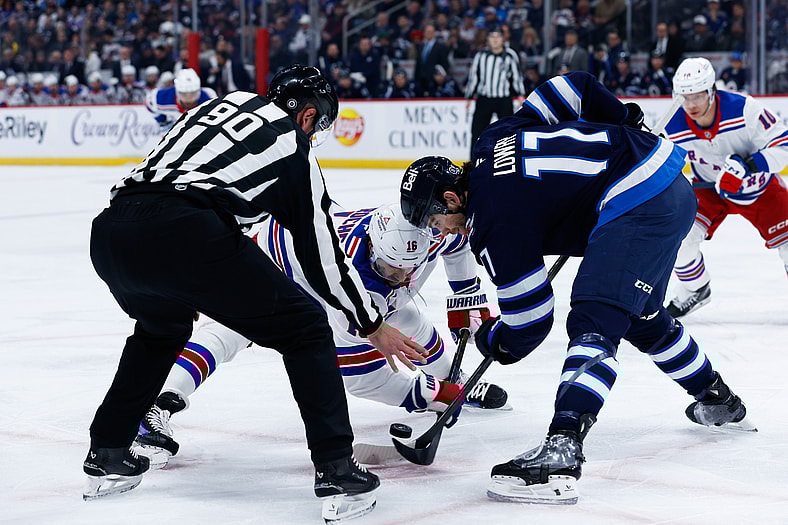 NHL: New York Rangers at Winnipeg Jets
