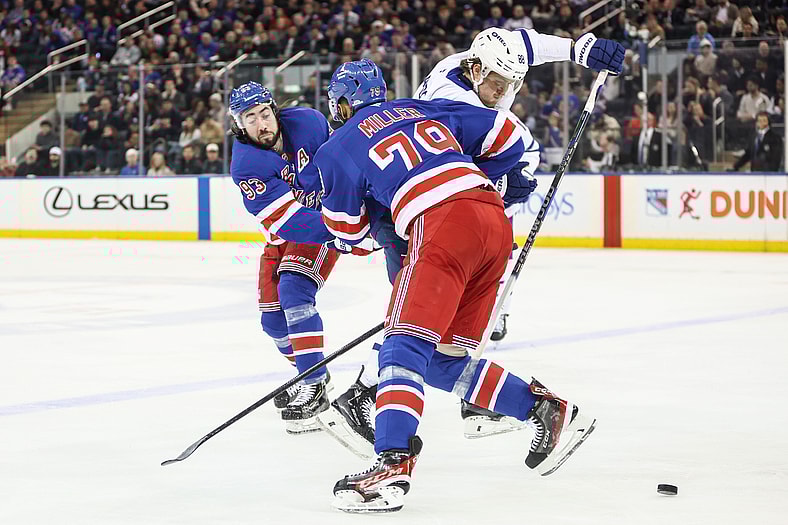 NHL: Toronto Maple Leafs at New York Rangers