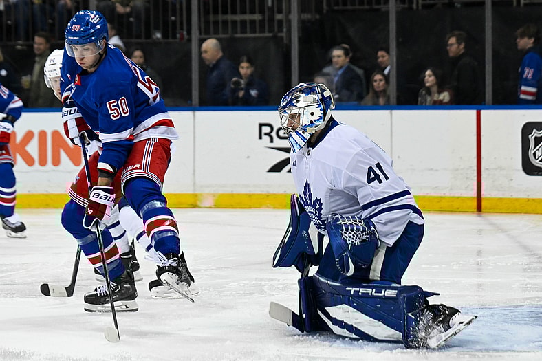 NHL: Toronto Maple Leafs at New York Rangers