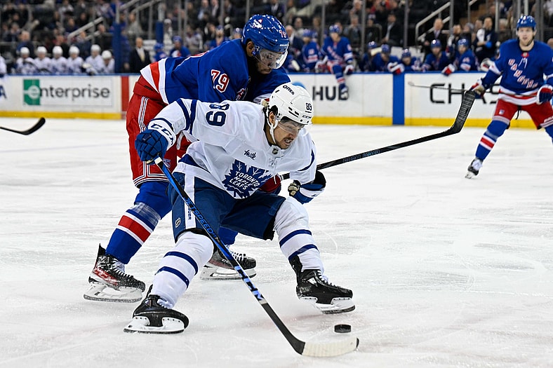 NHL: Toronto Maple Leafs at New York Rangers