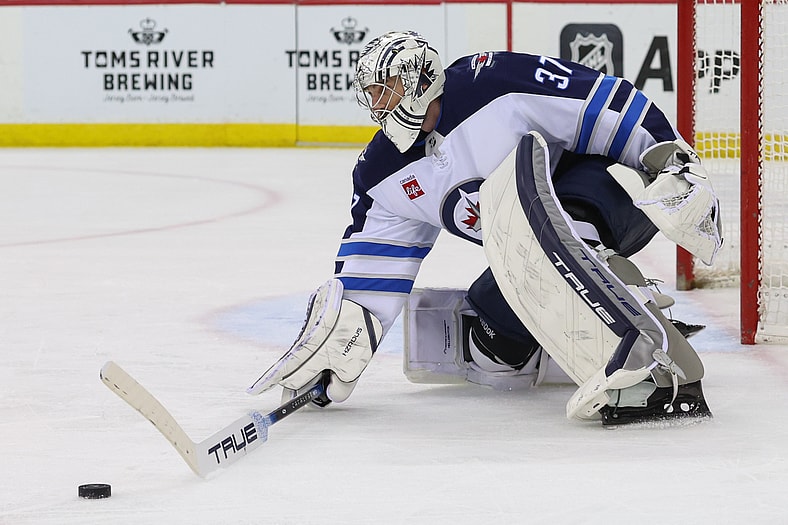 NHL: Winnipeg Jets at New Jersey Devils