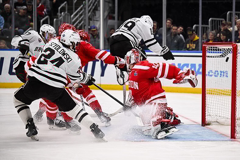 NCAA Hockey: Frozen Four-Championship-Western Michigan vs Boston University