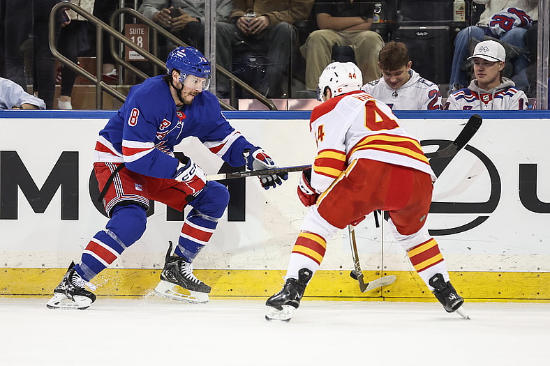 NHL: Calgary Flames at New York Rangers