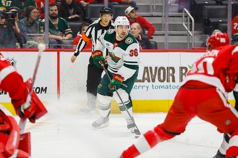 NHL: Minnesota Wild at Detroit Red Wings