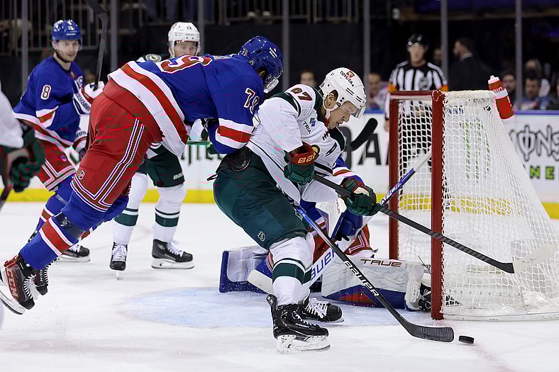 NHL: Minnesota Wild at New York Rangers