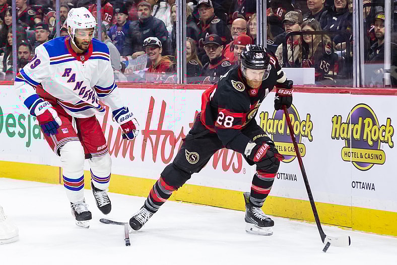 NHL: New York Rangers at Ottawa Senators