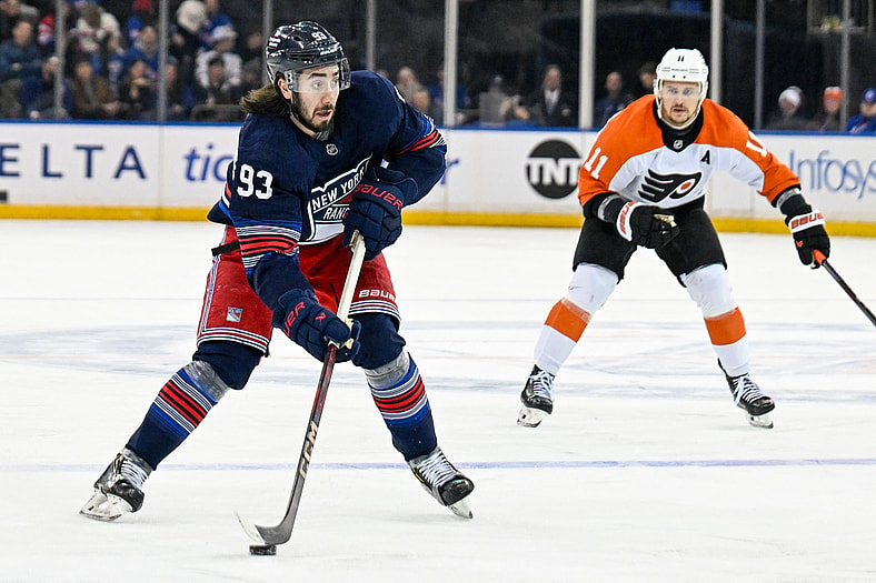 NHL: Philadelphia Flyers at New York Rangers