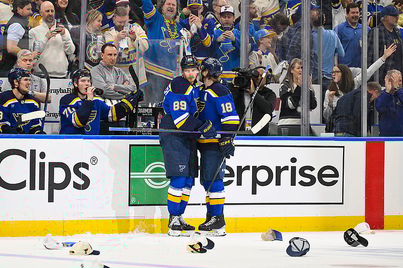 NHL: Stanley Cup Playoffs-Winnipeg Jets at St. Louis Blues