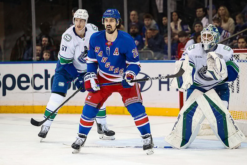 NHL: Vancouver Canucks at New York Rangers