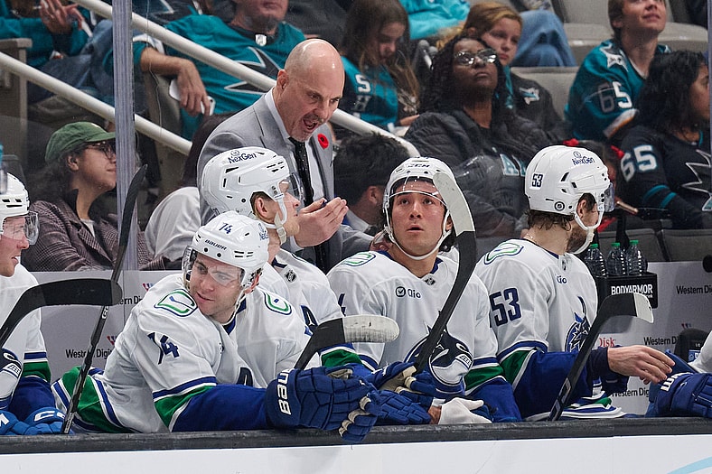 NHL: Vancouver Canucks at San Jose Sharks