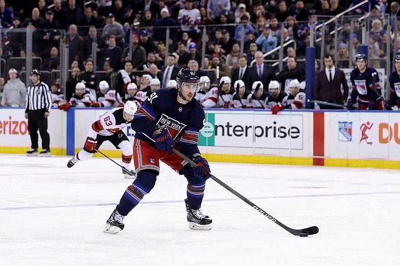 NHL: New Jersey Devils at New York Rangers