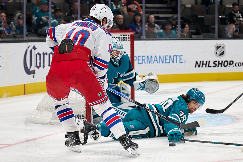 NHL: New York Rangers at San Jose Sharks