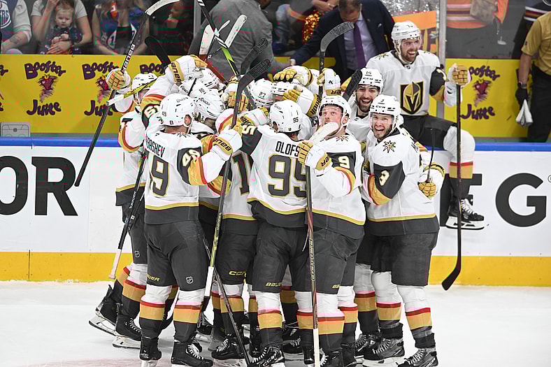 NHL: Stanley Cup Playoffs-Vegas Golden Knights at Edmonton Oilers