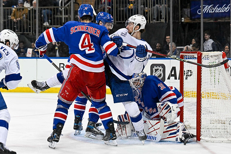 NHL: Tampa Bay Lightning at New York Rangers