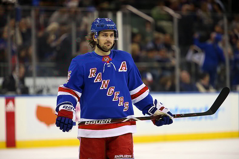 NHL: Calgary Flames at New York Rangers