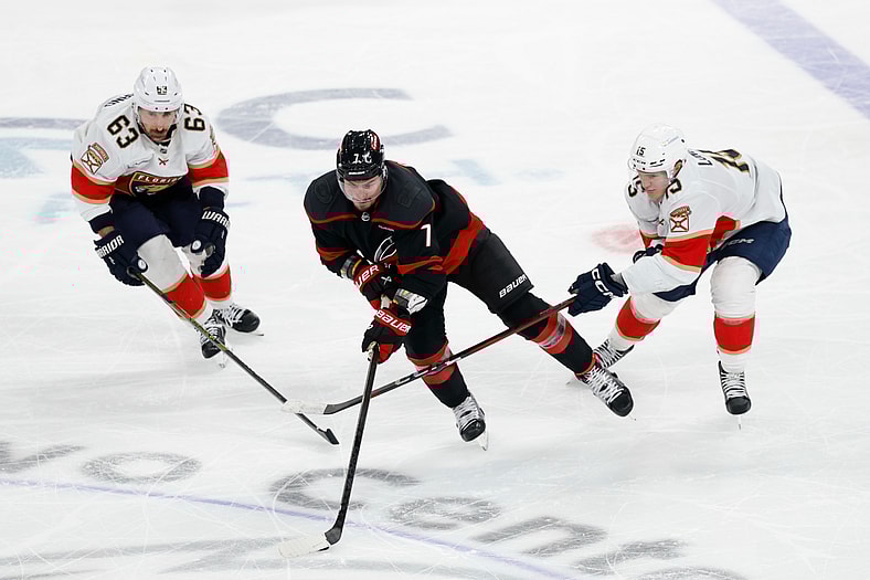 NHL: Stanley Cup Playoffs-Florida Panthers at Carolina Hurricanes