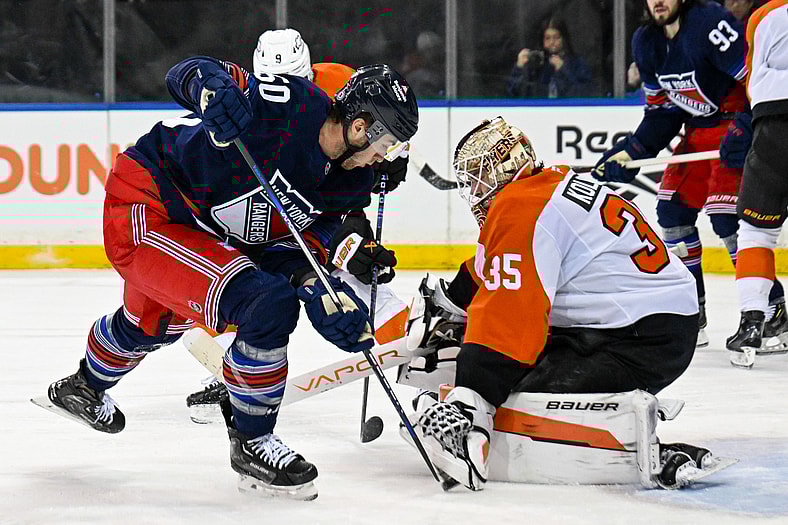 NHL: Philadelphia Flyers at New York Rangers