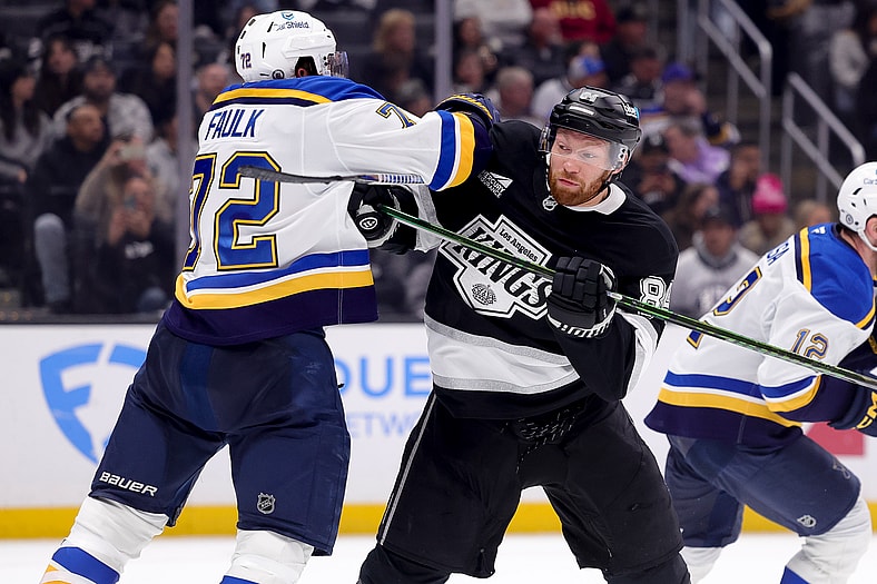 NHL: St. Louis Blues at Los Angeles Kings