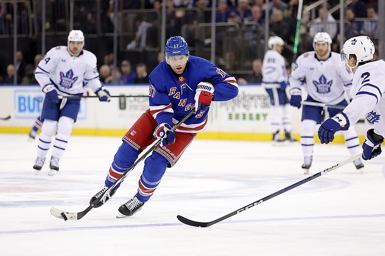 NHL: Toronto Maple Leafs at New York Rangers