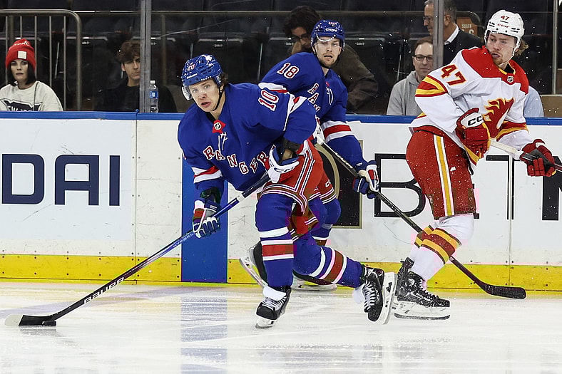 NHL: Calgary Flames at New York Rangers