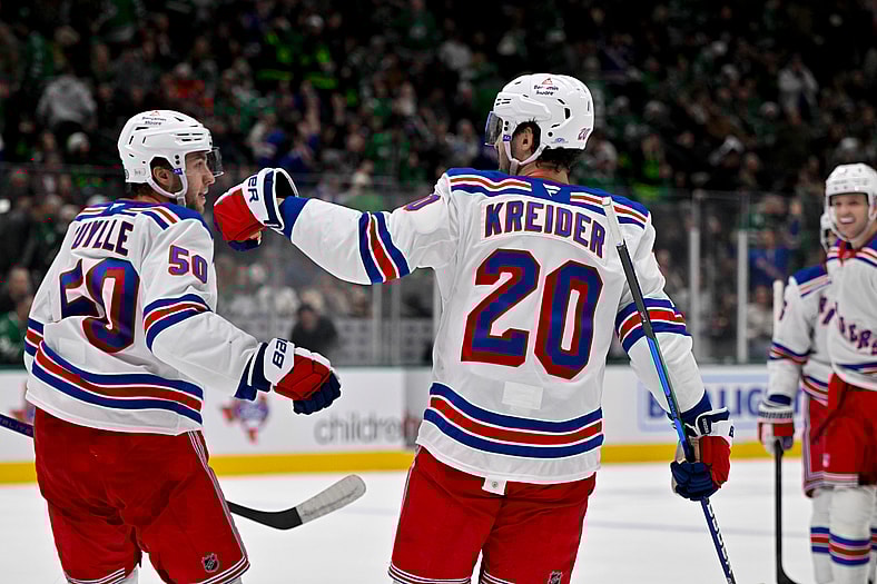 NHL: New York Rangers at Dallas Stars