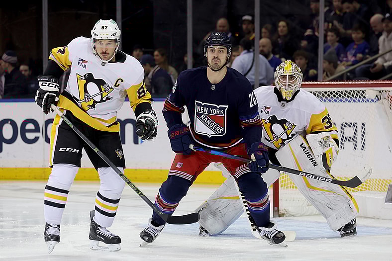 NHL: Pittsburgh Penguins at New York Rangers