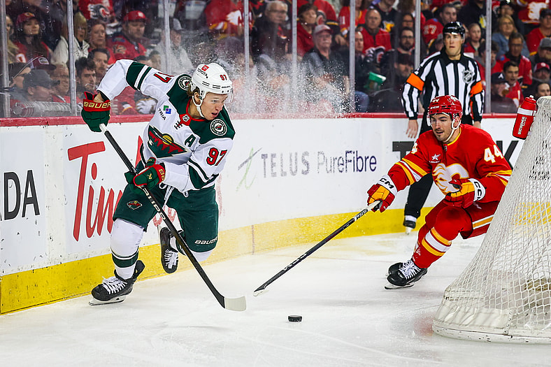 NHL: Minnesota Wild at Calgary Flames