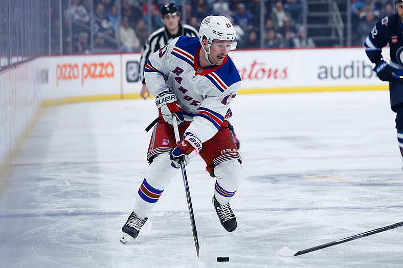 NHL: New York Rangers at Winnipeg Jets