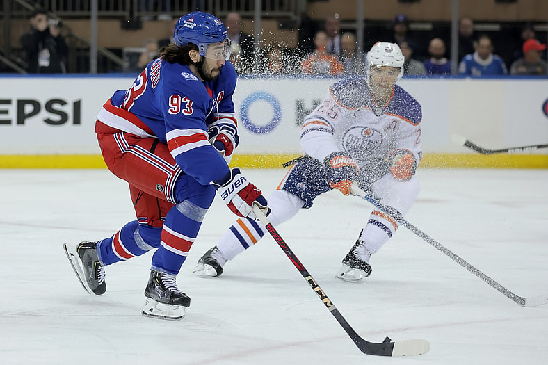 NHL: Edmonton Oilers at New York Rangers
