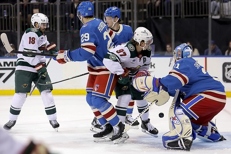 NHL: Minnesota Wild at New York Rangers